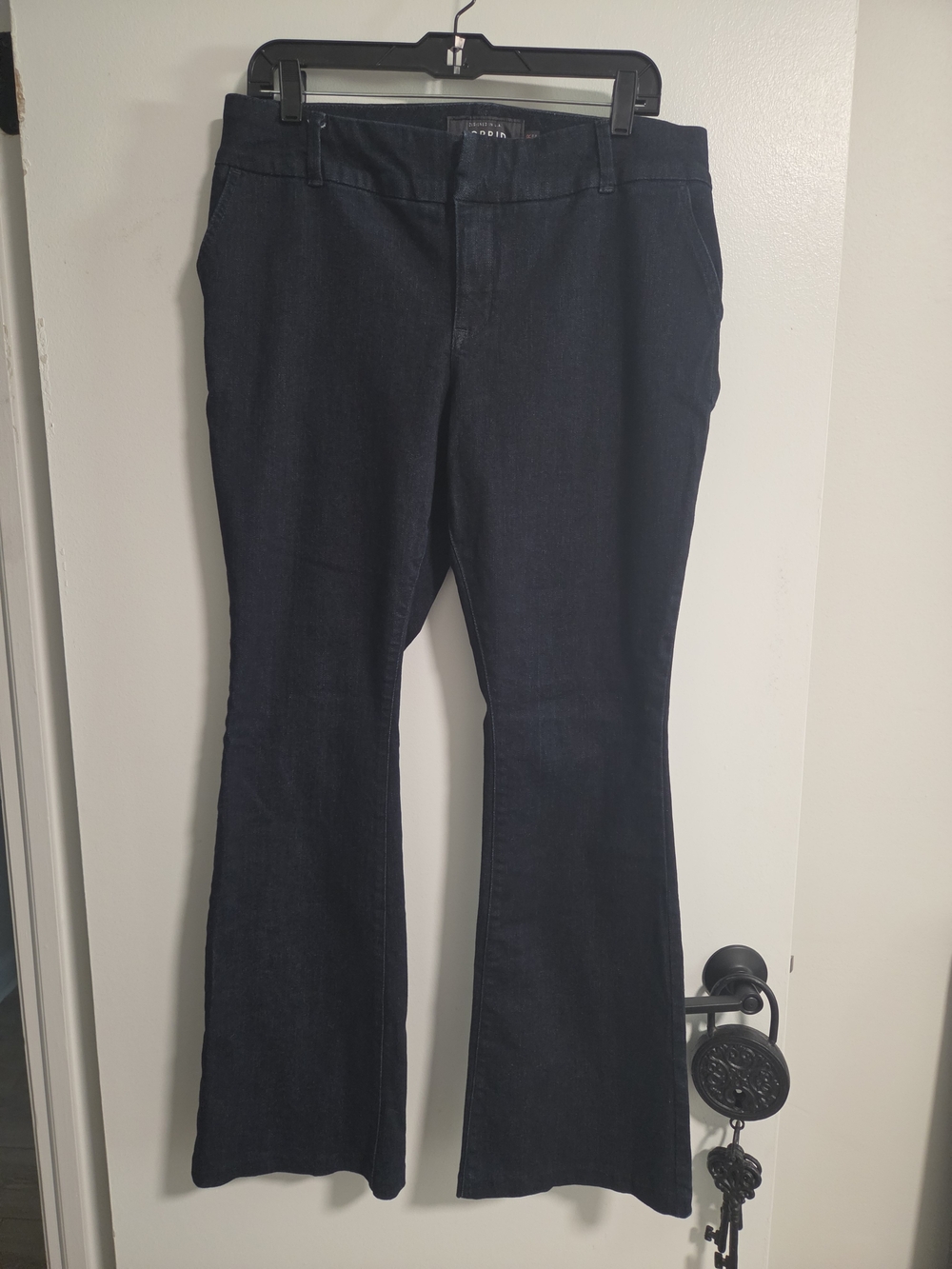 torrid Dark Navy Stretch Flare Pants
